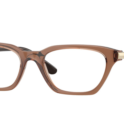 Vogue VO5698 Cat Eye Eyeglasses  3297-Transparent Brown 52-140-18 - Color Map Brown