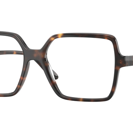 Vogue VO5702F Square Eyeglasses  2386-Brown Havana 53-145-17 - Color Map Brown