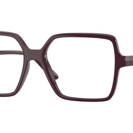 Vogue VO5702 Square Eyeglasses  3284-Full Bordeaux 53-140-16 - Color Map Red