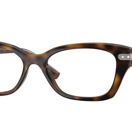 Vogue VO5704B Cat Eye Eyeglasses  W656-Dark Havana 54-140-17 - Color Map Brown