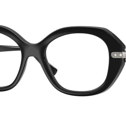 Vogue VO5705B Irregular Eyeglasses  W44-Black 52-140-18 - Color Map Black