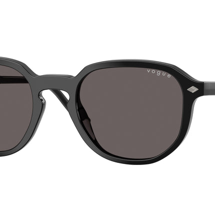 Vogue VO5707S Irregular Sunglasses  W44/87-Black 51-145-20 - Color Map Black