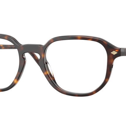 Vogue VO5708 Irregular Eyeglasses  W656-Dark Havana 51-145-20 - Color Map Brown