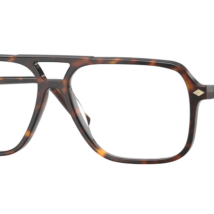 Vogue VO5709 Pillow Eyeglasses  W656-Dark Havana 57-145-14 - Color Map Brown