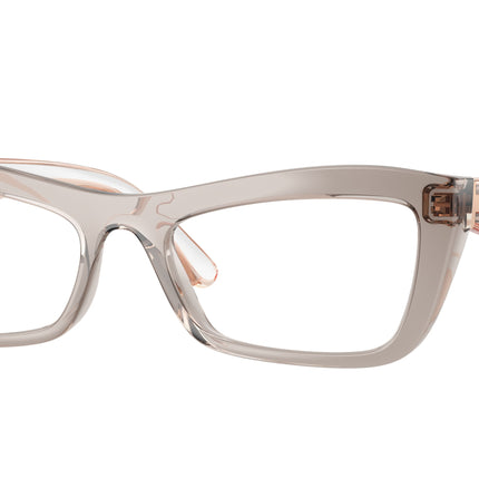 Vogue VO5710 Cat Eye Eyeglasses  3301-Milky Warm Grey 53-140-18 - Color Map Grey