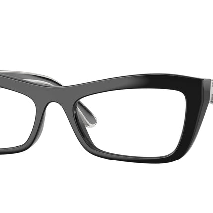 Vogue VO5710 Cat Eye Eyeglasses  W44-Black 53-140-18 - Color Map Black