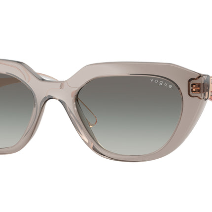 Vogue VO5711S Irregular Sunglasses  330111-Milky Warm Grey 51-140-19 - Color Map Grey