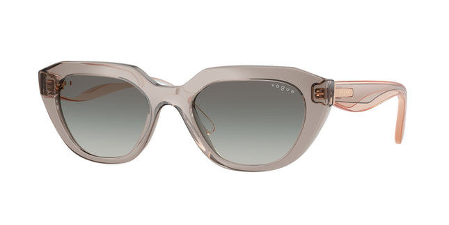 Vogue VO5711S Irregular Sunglasses  330111-Milky Warm Grey 51-140-19 - Color Map Grey