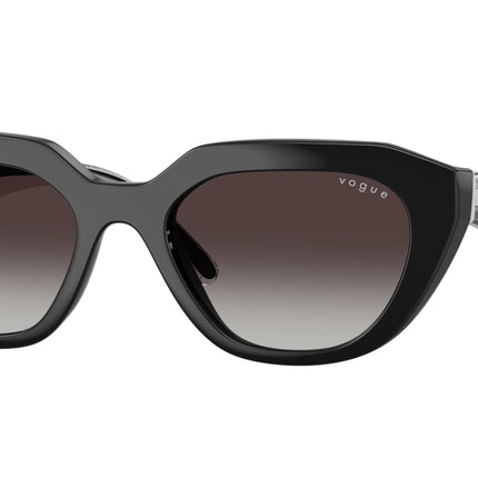 Vogue VO5711S Irregular Sunglasses  W44/8G-Black 51-140-19 - Color Map Black