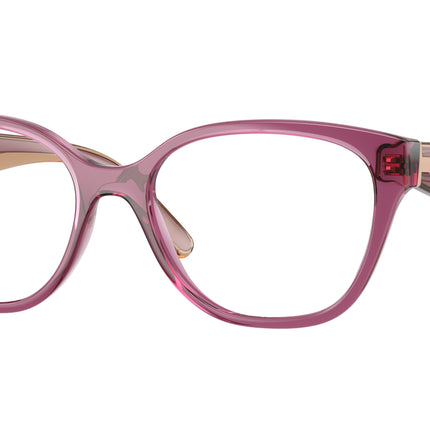 Vogue VO5712 Phantos Eyeglasses  3227-Transparent Purple 53-140-17 - Color Map Violet