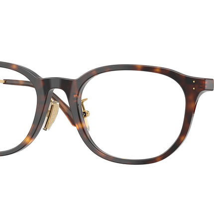 Vogue VO5713D Irregular Eyeglasses  W656-Dark Havana 52-140-19 - Color Map Brown