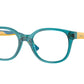 VOGUE JUNIOR OPHTHAL VY2020 Pillow Eyeglasses  3068-Transparent Blue 45-125-16 - Color Map Blue