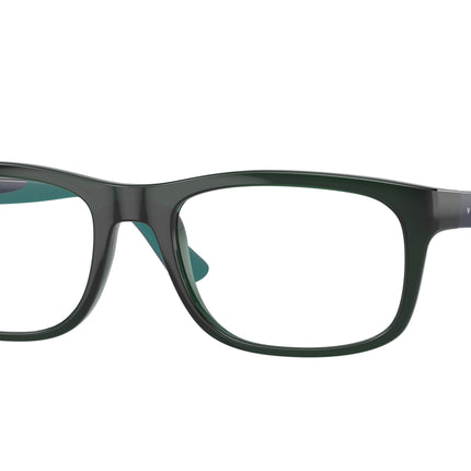 VOGUE JUNIOR OPHTHAL VY2021 Rectangle Eyeglasses  3107-Transparent Green 50-130-17 - Color Map Green