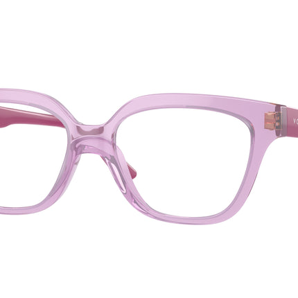 VOGUE JUNIOR OPHTHAL VY2023 Irregular Eyeglasses  2780-Transparent Pink 46-125-15 - Color Map Pink