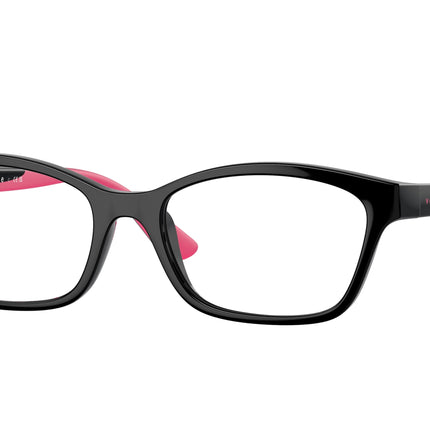VOGUE JUNIOR OPHTHAL VY2024 Cat Eye Eyeglasses  W44-Black 49-125-16 - Color Map Black