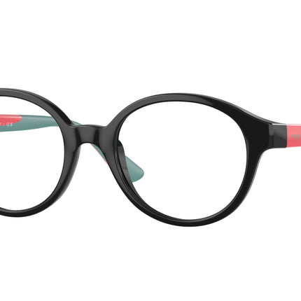 VOGUE JUNIOR OPHTHAL VY2025 Oval Eyeglasses  W44-Black 45-125-17 - Color Map Black