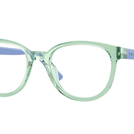VOGUE JUNIOR OPHTHAL VY2029 Pillow Eyeglasses  3043-Transparent Green 47-130-17 - Color Map Green
