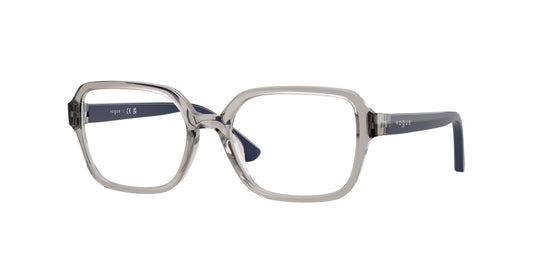 VOGUE JUNIOR OPHTHAL VY2032 Irregular Eyeglasses  2726-Transparent Grey 49-130-16 - Color Map Grey