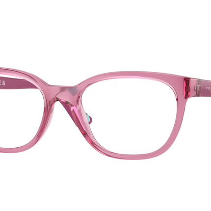 VOGUE JUNIOR OPHTHAL VY2033 Pillow Eyeglasses  2613-Transparent Dark Rose 48-125-16 - Color Map Pink