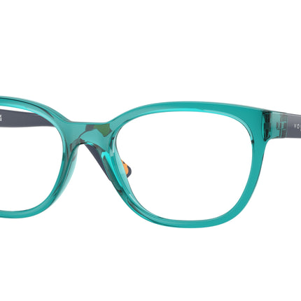 VOGUE JUNIOR OPHTHAL VY2033 Pillow Eyeglasses  3191-Transparent Petroleum 48-125-16 - Color Map Green
