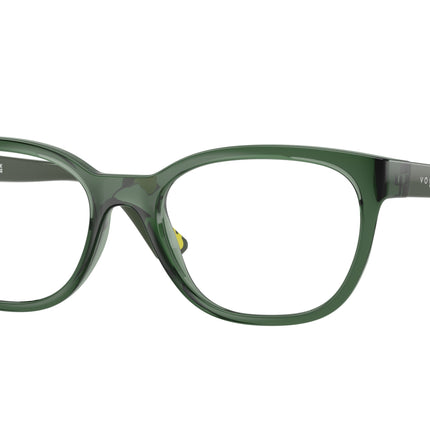 VOGUE JUNIOR OPHTHAL VY2033 Pillow Eyeglasses  3207-Transparent Dark Green 48-125-16 - Color Map Green