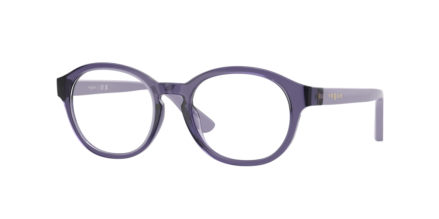 VOGUE JUNIOR OPHTHAL VY2041 Phantos Eyeglasses  3267-Transparent Violet 45-130-17 - Color Map Violet