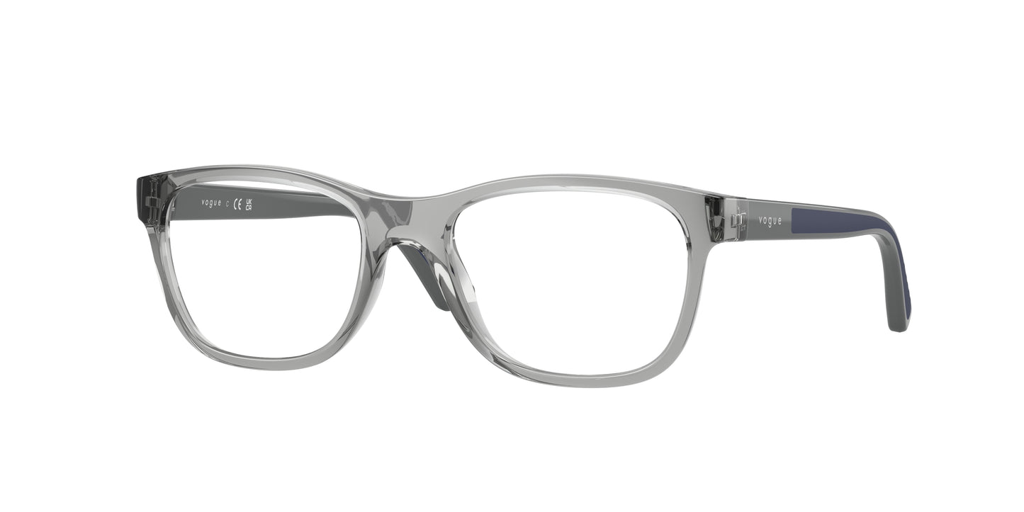 VOGUE JUNIOR OPHTHAL VY2042 Pillow Eyeglasses  2283-Transparent Grey 48-125-17 - Color Map Grey