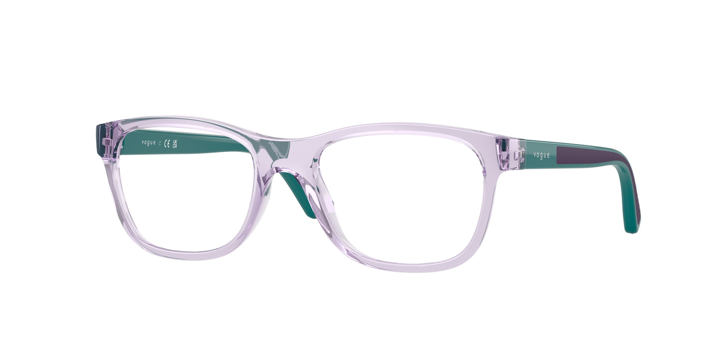 VOGUE JUNIOR OPHTHAL VY2042 Pillow Eyeglasses  2745-Transparent Violet 46-125-17 - Color Map Violet