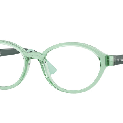 VOGUE JUNIOR OPHTHAL VY2043 Oval Eyeglasses  3043-Transparent Green 47-130-16 - Color Map Green