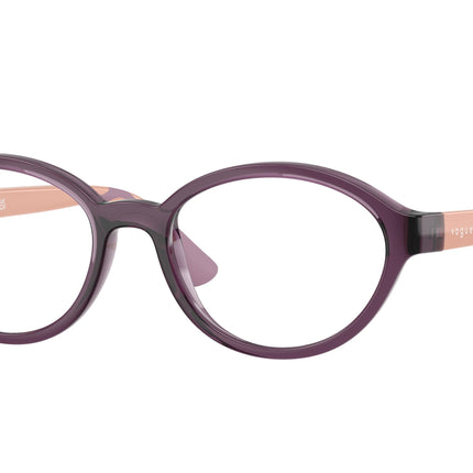 VOGUE JUNIOR OPHTHAL VY2043 Oval Eyeglasses  3064-Transparent Violet 47-130-16 - Color Map Violet
