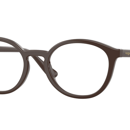 VOGUE JUNIOR OPHTHAL VY2044 Phantos Eyeglasses  2252-Full Brown 48-135-19 - Color Map Brown