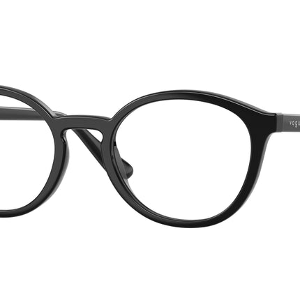 VOGUE JUNIOR OPHTHAL VY2044 Phantos Eyeglasses  W44-Black 48-135-19 - Color Map Black