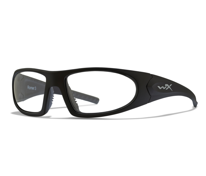 Wiley X ROMER 3 Full Rim Sunglasses Matte Black 63-19-128