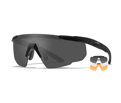 Wiley X SABER ADVANCED Semi Rimless Sunglasses Matte Black 44-25-114