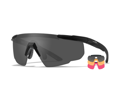 Wiley X SABER ADVANCED Semi Rimless Sunglasses Matte Black 44-25-114