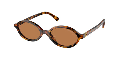 Miu Miu Mu04zs Oval Sunglasses - Lensntrends