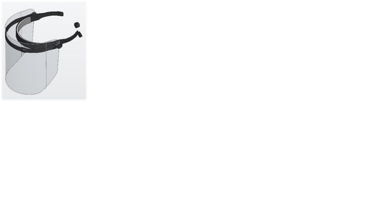 ESS ESS FACE SHIELD EE0278SH  Clip-On  000001- 0-- - Color Map Clear