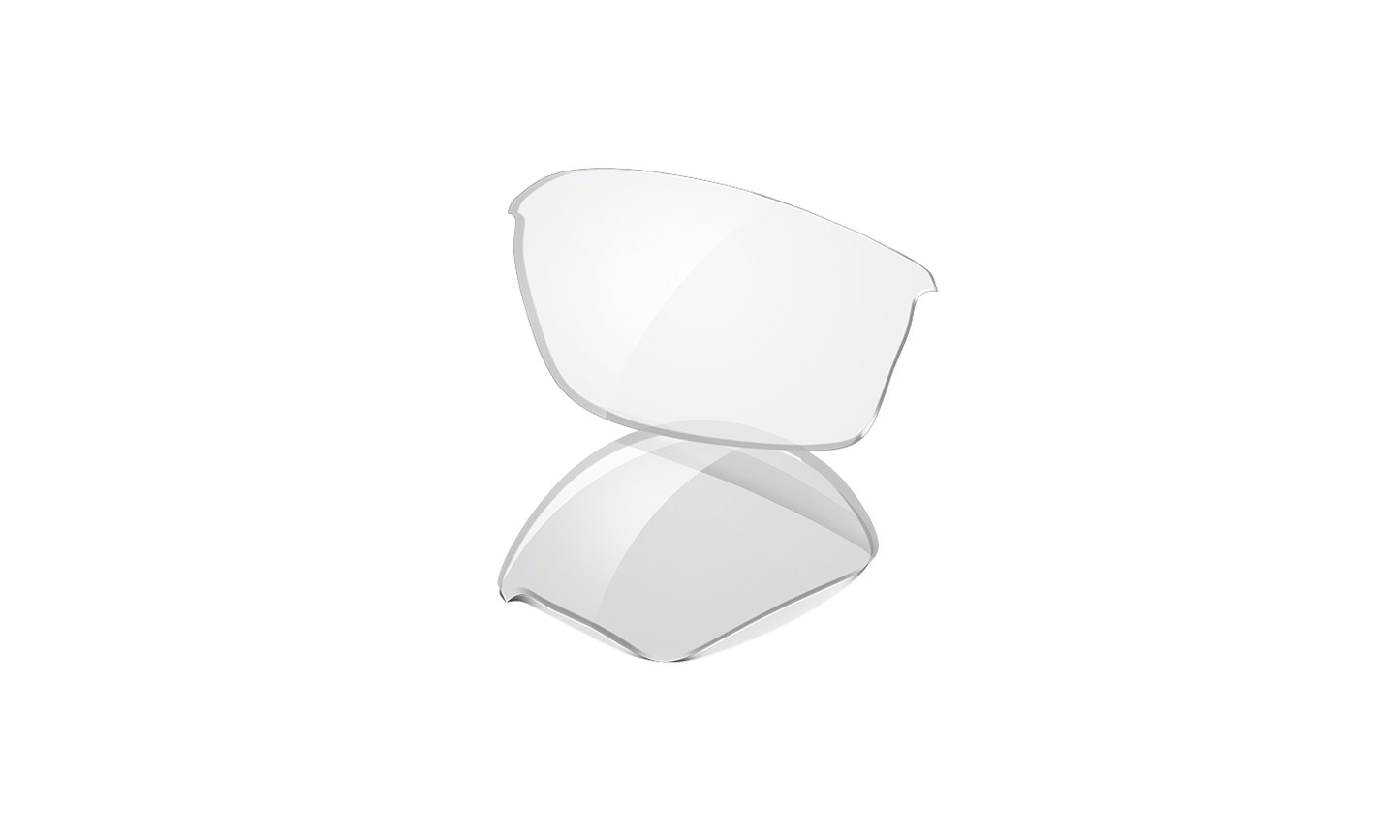 Oakley FLAK JACKET OO9008LS Rectangle Clip-On  000027- 63-- - Color Map Clear