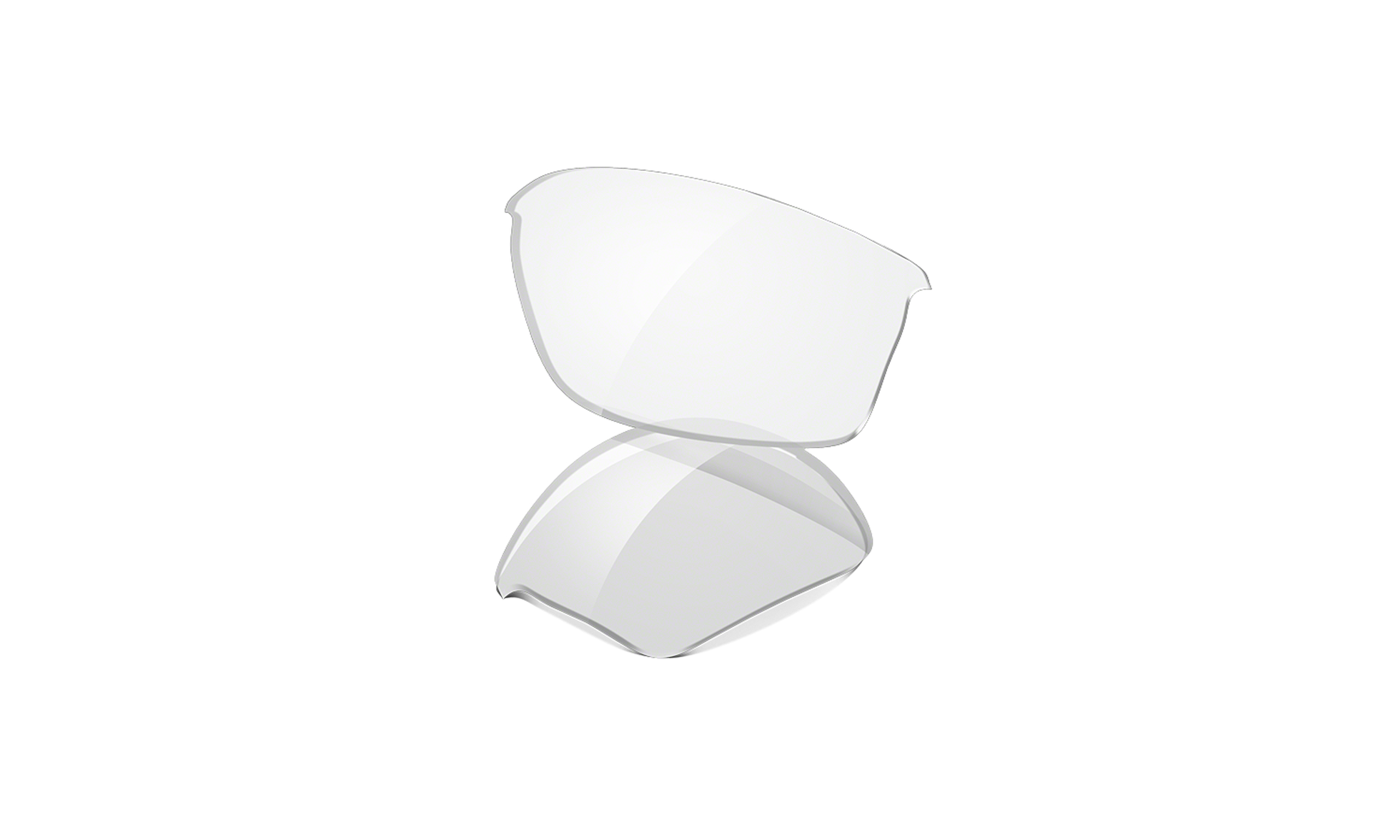 Oakley FLAK JACKET OO9008LS Rectangle Clip-On  000027- 63-- - Color Map Clear