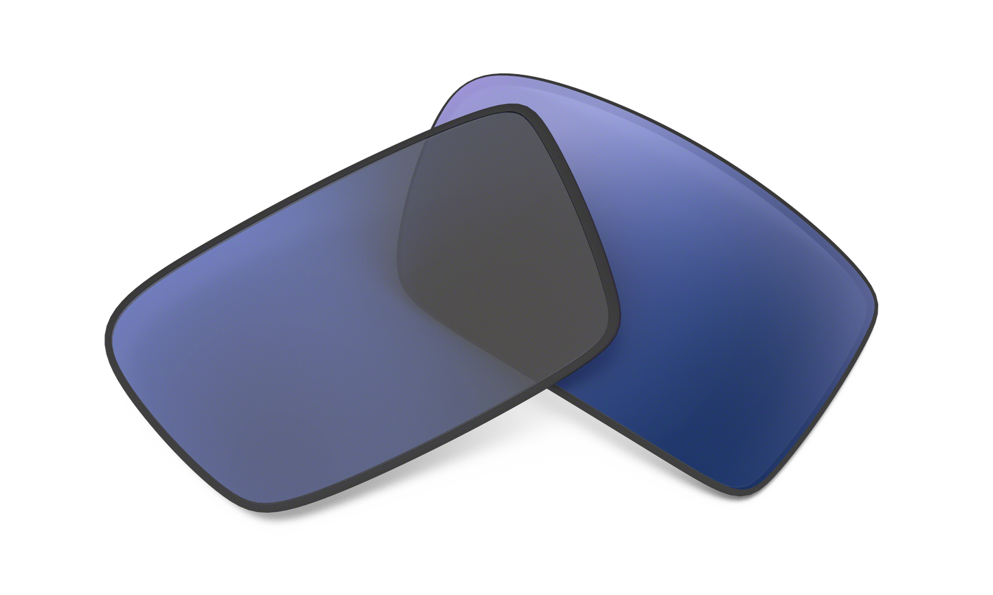 Oakley GASCAN OO9014LS Rectangle Clip-On  000012- 60-128-15 - Color Map Ice Iridium