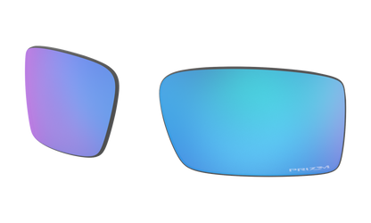 Oakley GASCAN OO9014LS Rectangle Clip-On  000020- 60-128-15 - Color Map Prizm Sapphire