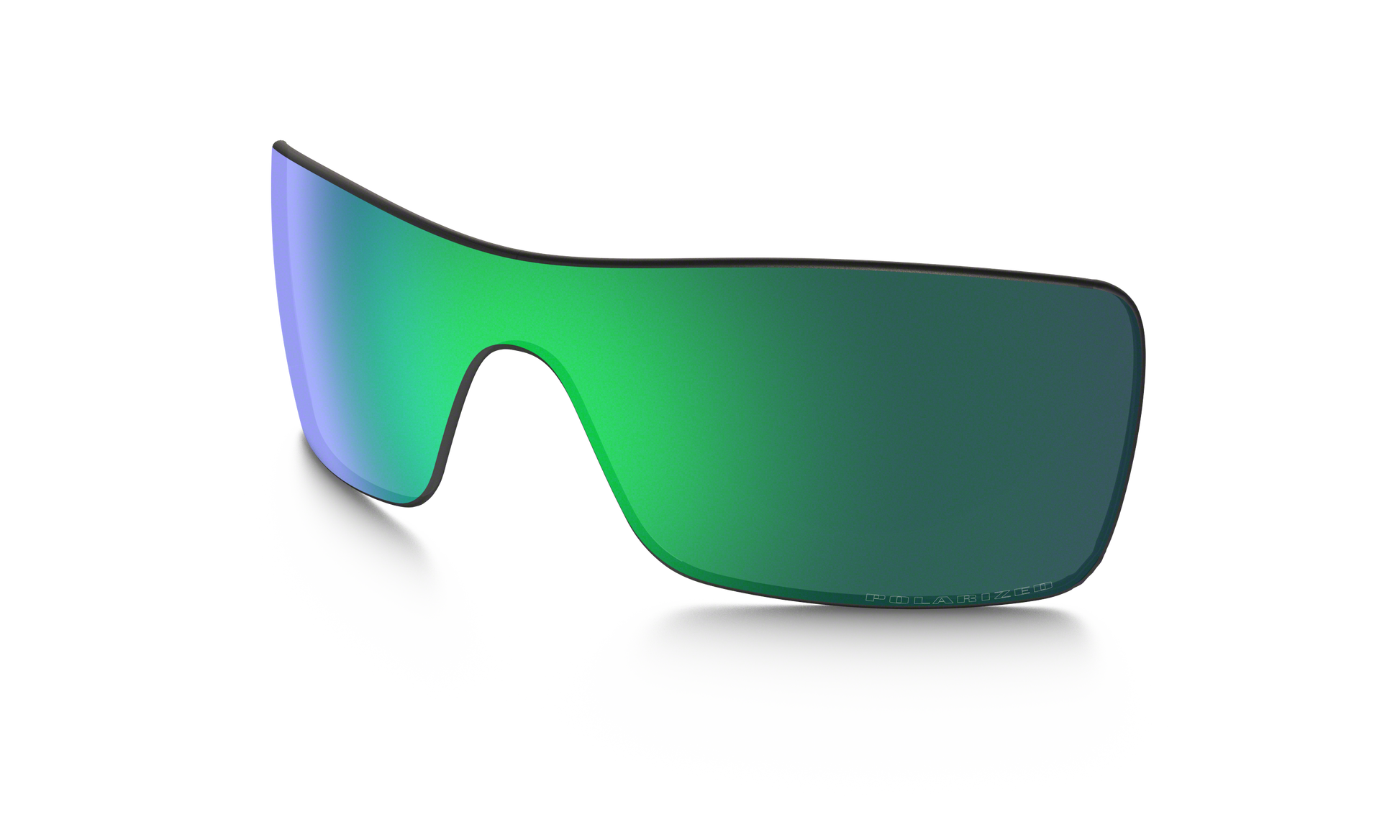 Oakley BATWOLF OO9101LS Shield Clip-On  000030- 27-- - Color Map Jade Iridium Polarized
