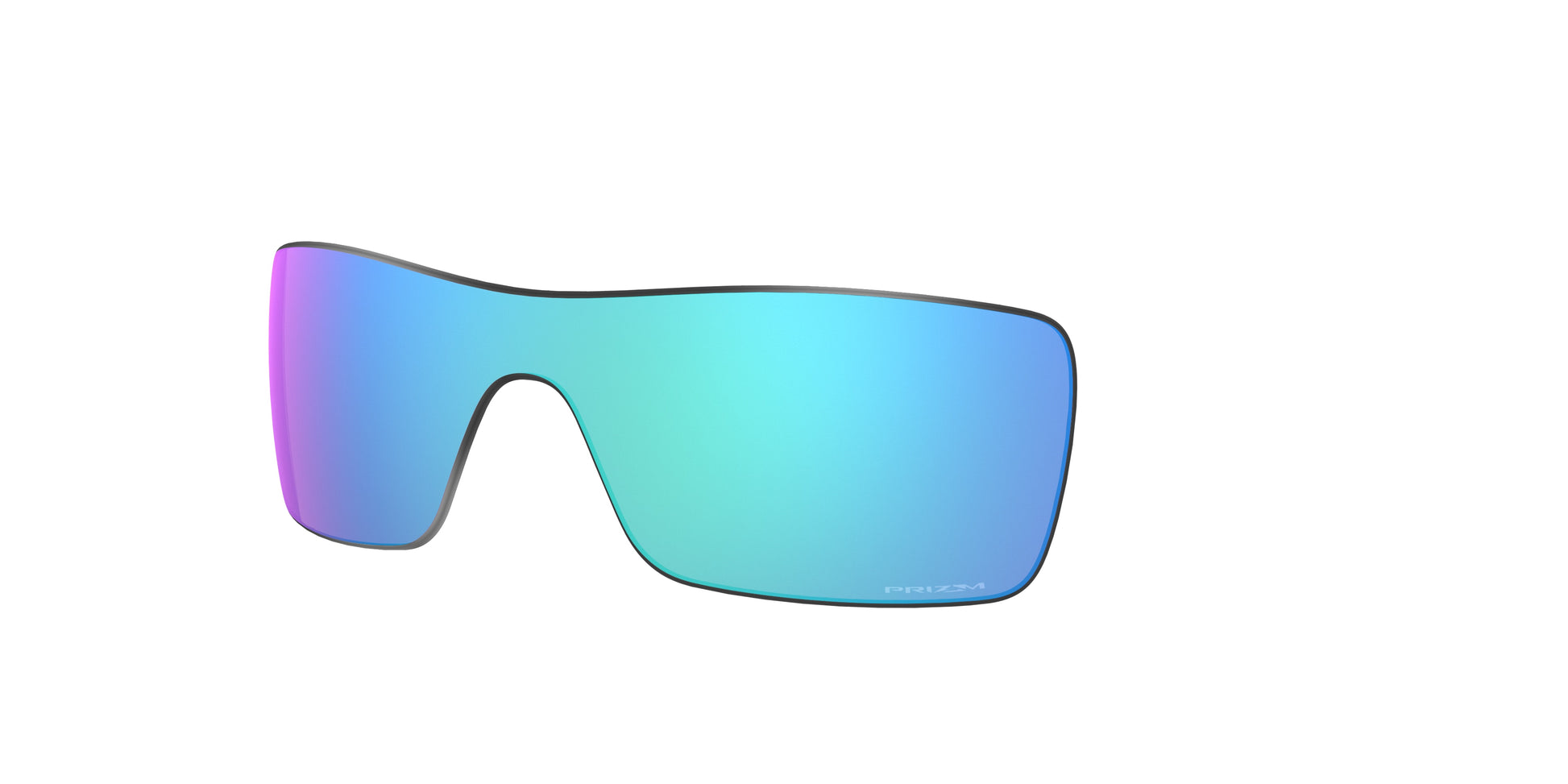 Oakley BATWOLF OO9101LS Shield Clip-On  000034- 27-- - Color Map Prizm Sapphire