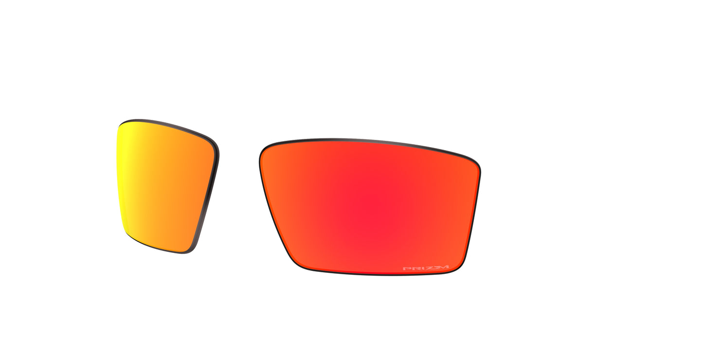 Oakley CABLES OO9129LS Rectangle Clip-On  000004- 63-131-14 - Color Map Prizm Ruby