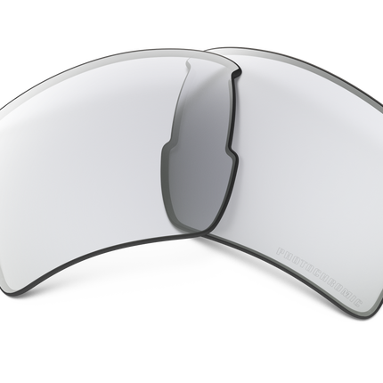 Oakley FLAK 2.0 XL OO9188LS Rectangle Clip-On  000075- 59-- - Color Map Clear to Black Iridium Photochromic