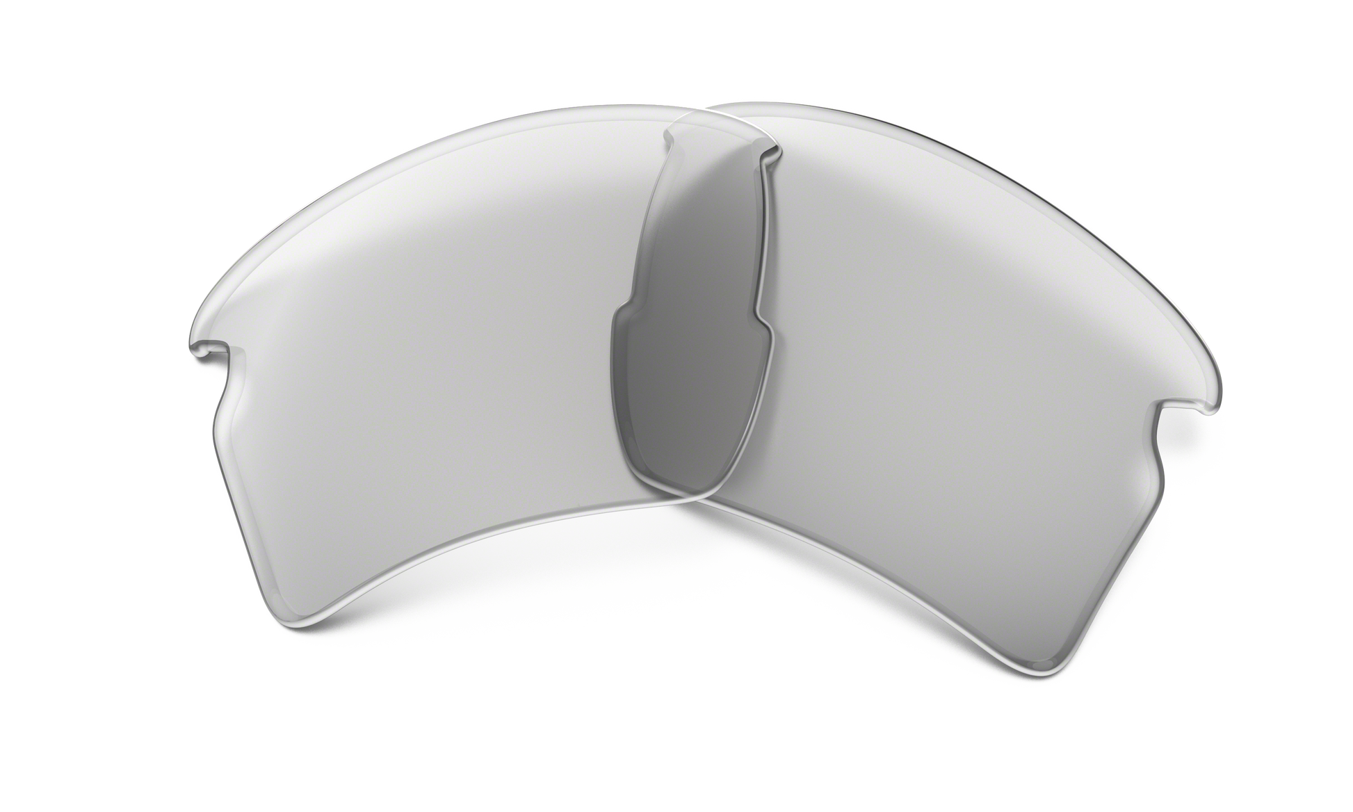 Oakley FLAK 2.0 XL OO9188LS Rectangle Clip-On  000084- 59-- - Color Map Clear