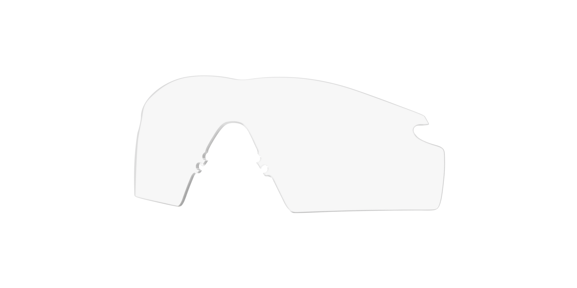 Oakley BALLISTIC M FRAME 2.0 OO9213LS Shield Clip-On  000001- 32-- - Color Map Clear