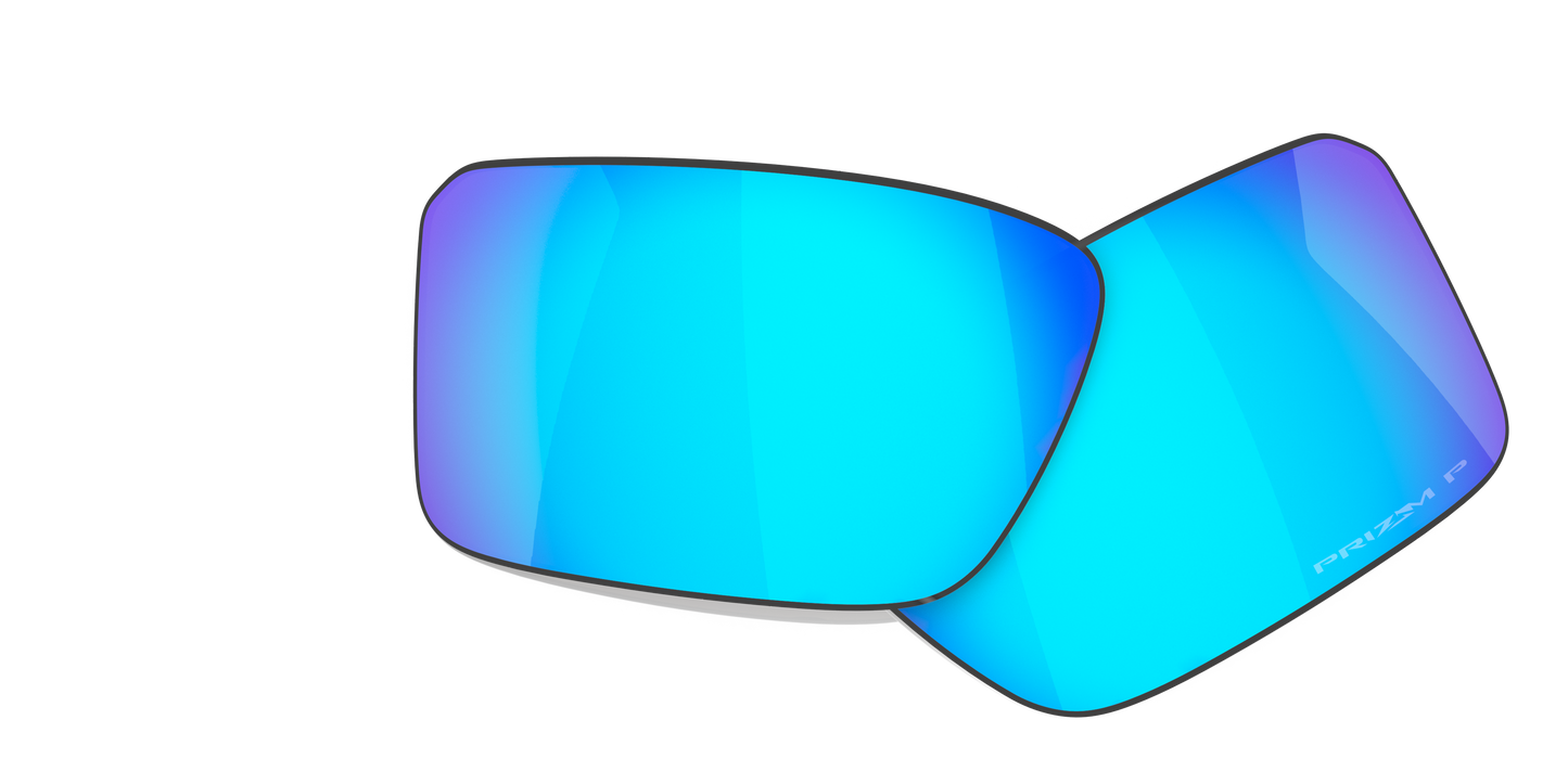 Oakley HELIOSTAT OO9231LS Rectangle Clip-On  000007- 61-129-16 - Color Map Prizm Sapphire Polarized