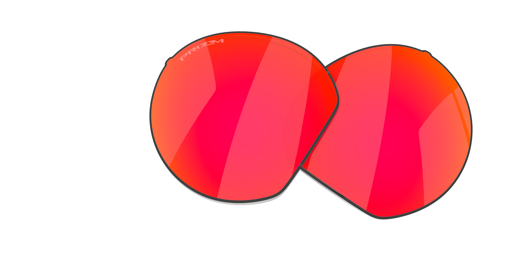 Oakley HSTN OO9242LS Round Clip-On  000002- 52-143-21 - Color Map Prizm Ruby