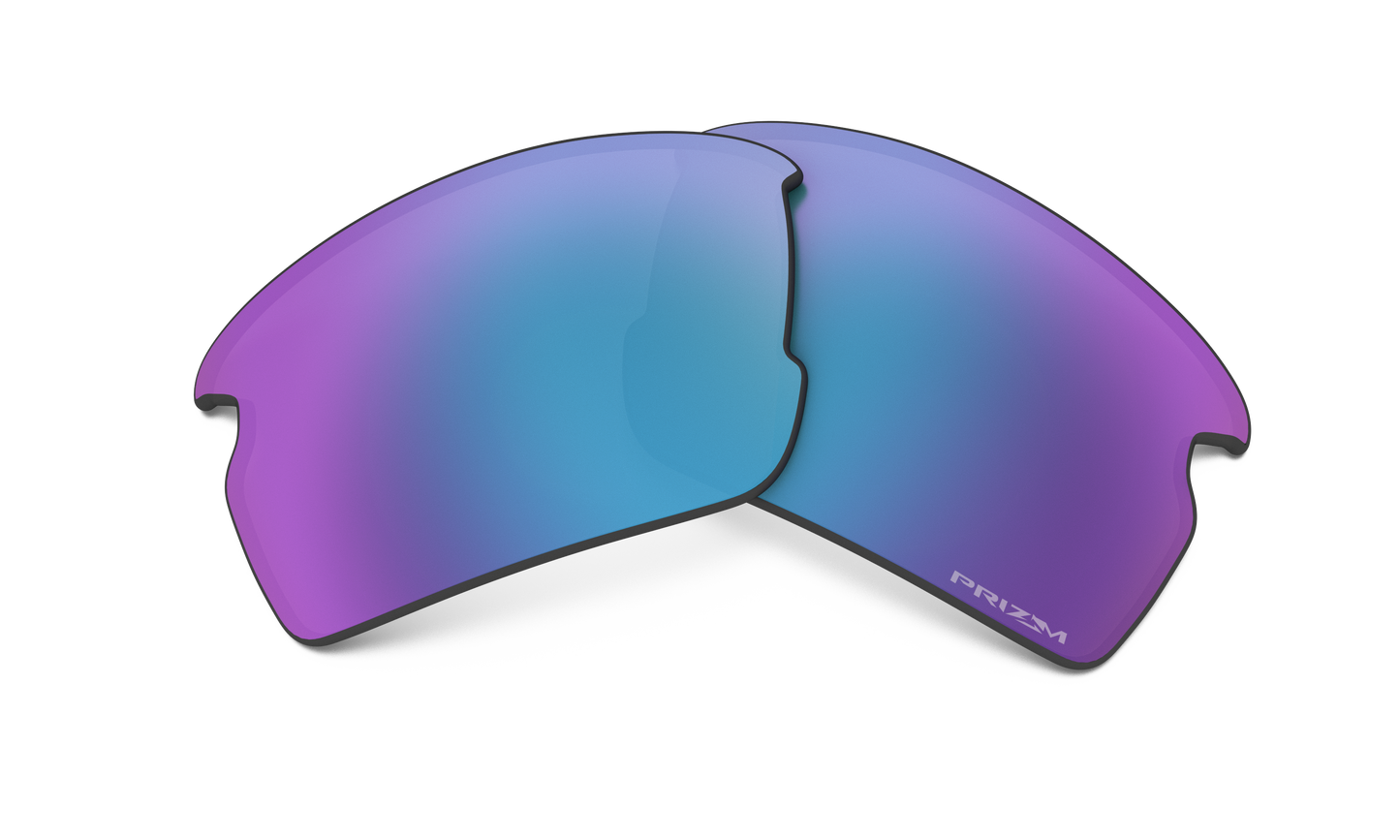 Oakley FLAK 2.0 OO9295LS Rectangle Clip-On  000021- 59-- - Color Map Prizm Sapphire Polarized